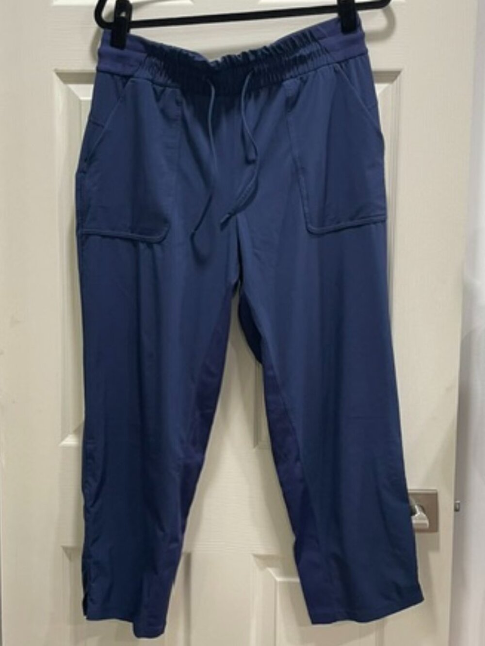 Lululemon Beyond the Studio Cropped Pant 25" Size 12 W6CUVS Iron Blue